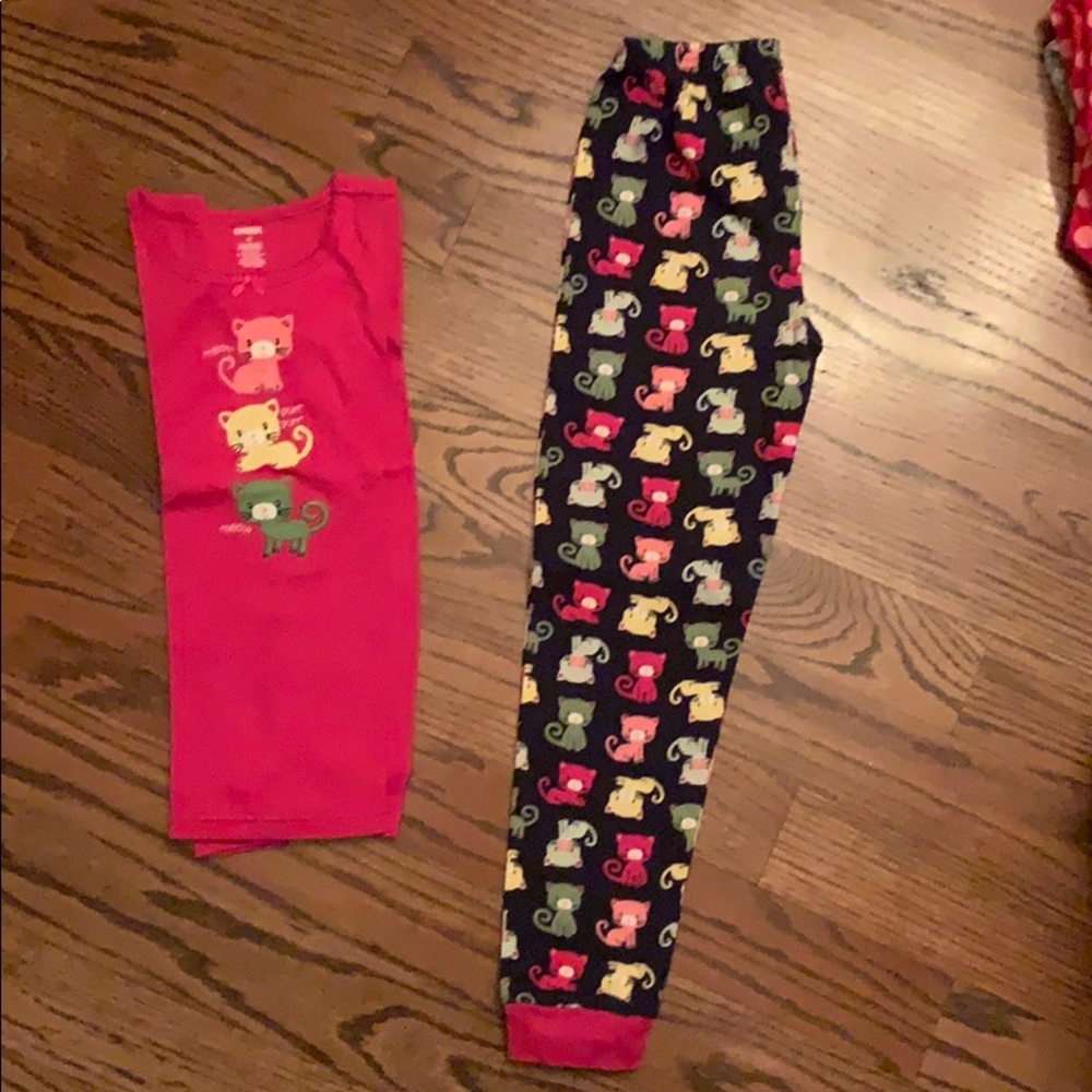 Gymboree size 10 matching pajama set girls